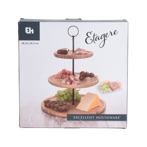 Excellent Houseware Stojalo za sladkarije, 3 nivoji