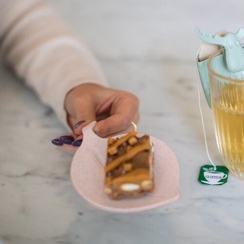 Koziol 4-delni set pokrovčkov za kozarce LEAF-ON