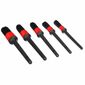 Set de perii moi de precizie Sixtol pentrucurățare CAR DETAILING BRUSH 5 SOFT, 5 buc