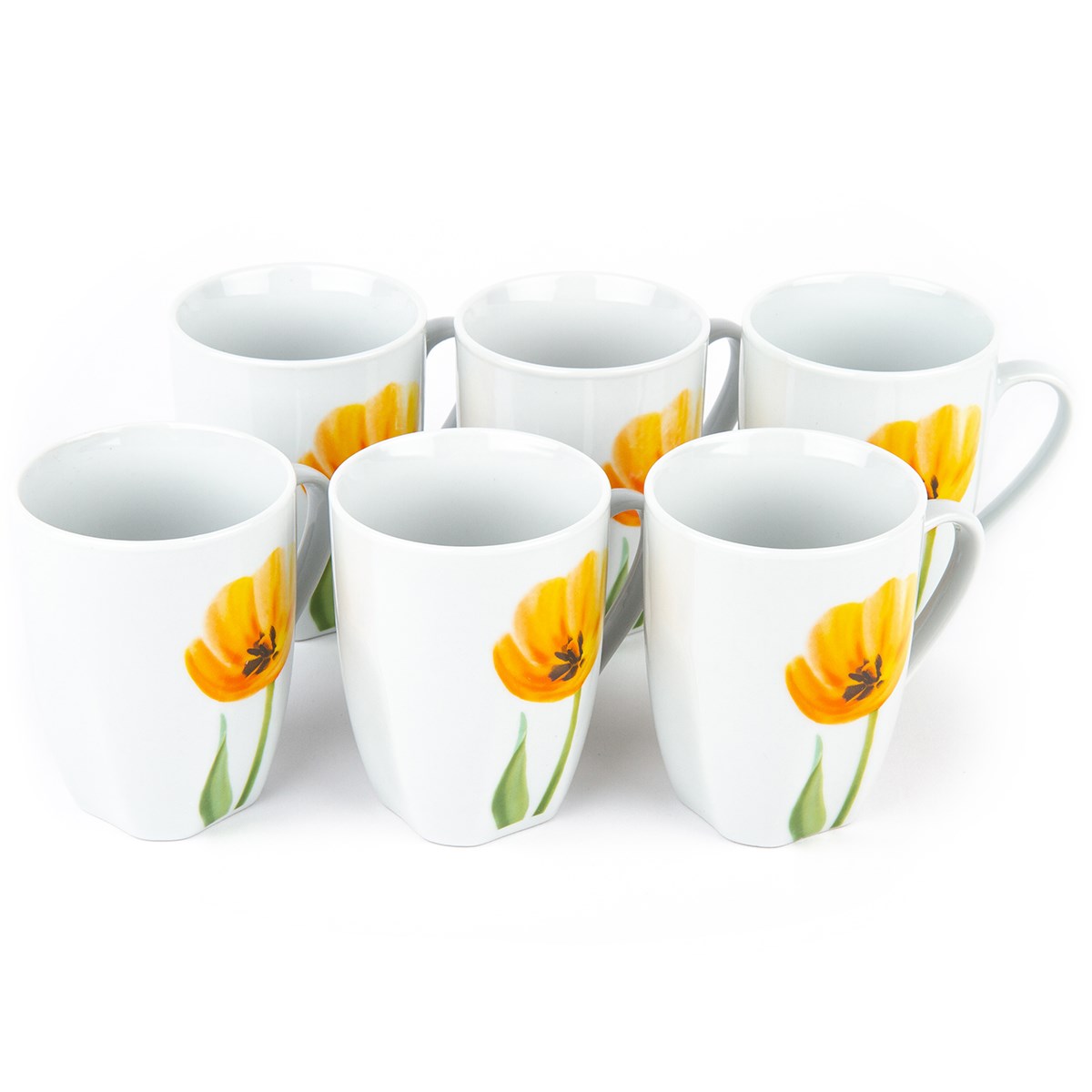 Domestic Sada hrnčekov Tulip 310 ml, 6 ks