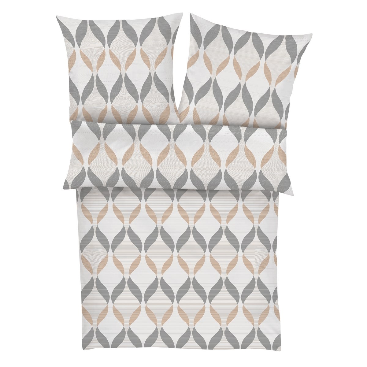 IBENA Flanel povlečení Bugatti 6157/360, 140 x 200 cm, 70 x 90 cm