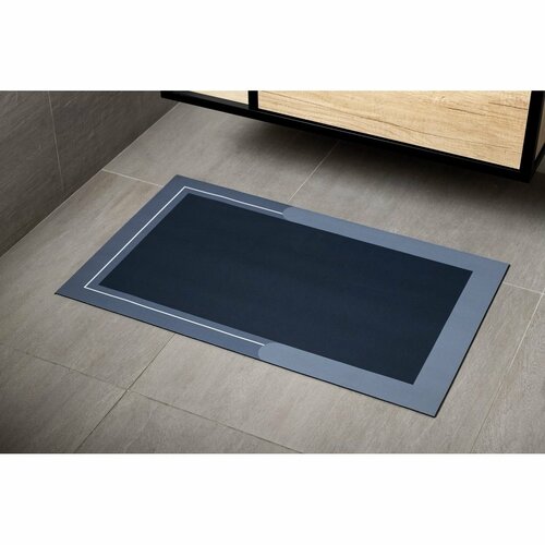 AQUALINE PCD012 fürdőszobaszőnyeg 50 x 80 cm , kék
