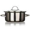 Banquet Emajlirani lonec METALLIC Black 20 cm, 2