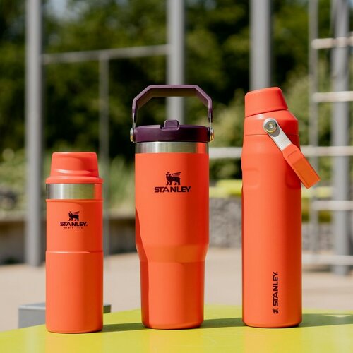 Stanley Aerolight IceFlow Sticlă de apă cu debitrapid 600 ml Tigerlily