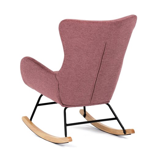 Fotel bujany PINK2, różowy