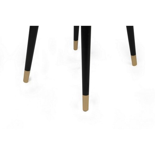 Set mit 2 Hugo Black and Black Esszimmerstühlen