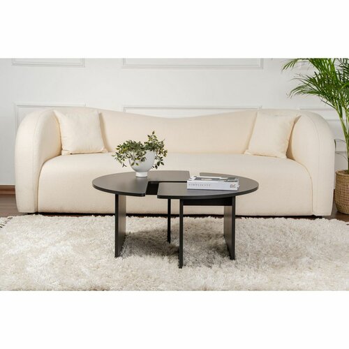 Măsuță de cafea Moira Wood Black