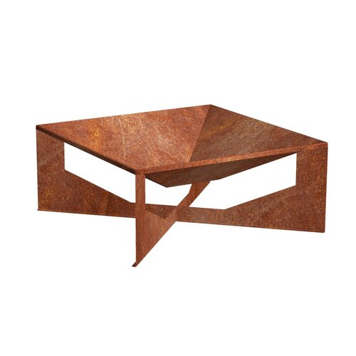 Vento Ognisko ogrodowe 70 x 70 x 30 cm, corten CORGARDEN 1015