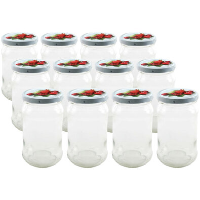 Orion Набір скляних банок для консервування з кришкою 0,3 л, 12 шт.