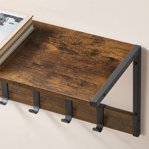 Set de rafturi de perete E1083 OLW, lemn vechi, 2 buc.