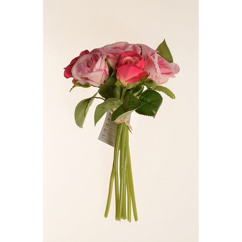 Bukiet sztuczny różowych pąków, 22 cm