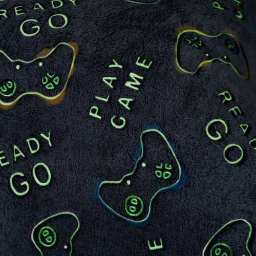 Lenjerie de pat luminoasă din microflanel 4Home Games, 140 x 200 cm, 70 x 90 cm