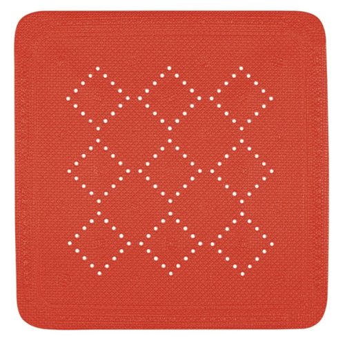 Spirella ALASKA csúszásgátló zuhanytálca, piros, 55 x 55 cm