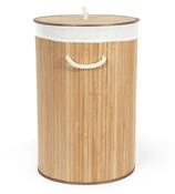 Compactor Koš na špinavé prádlo Bamboo kulatý,přírodní