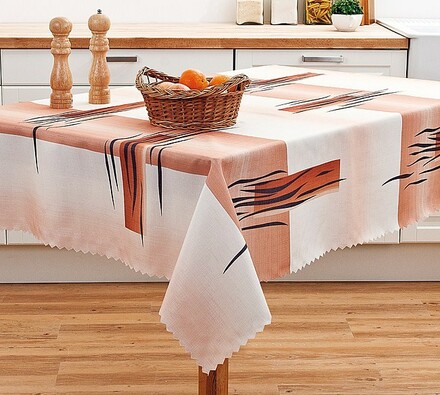 Brązowy obrus teflonowy, 120 x 140 cm