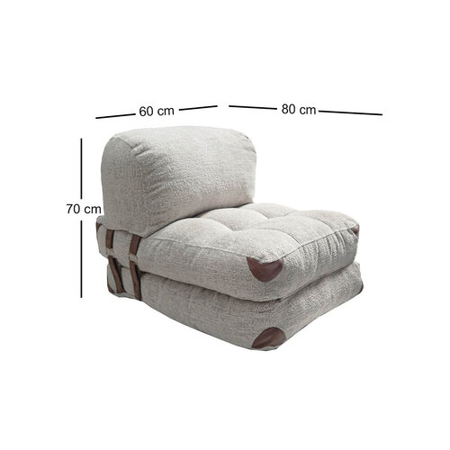 Fold Scaun Teddy gri