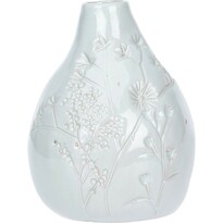 Porcelánová váza s dekorom kvetín Lena, 10,5 x 14 cm