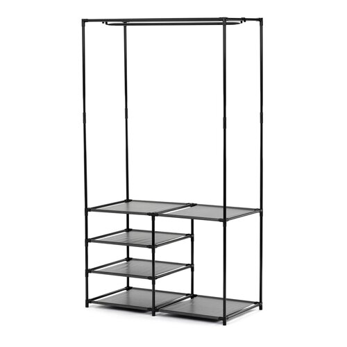 Suport pentru haine GD-172 BK, metal, negru