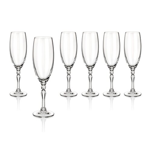 Banquet Crystal Kieliszki do szampana Lucille, 190 ml, 6 szt.
