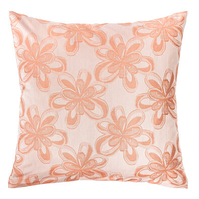 Veba Față de pernă din damasc Geon Art Floare roz pudră, 40 x 40 cm