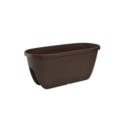 Gardenico Balkónový květináč na zábradlí BalconiaOVI hnědá, pr. 60 cm