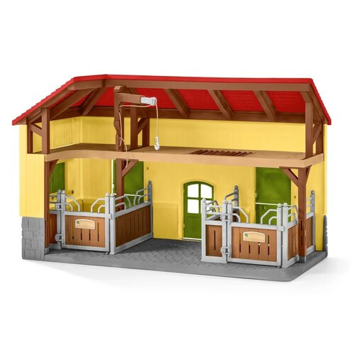 Schleich 42485 Lóistálló tartozékokkal, 60 x 40 x 29,5 cm