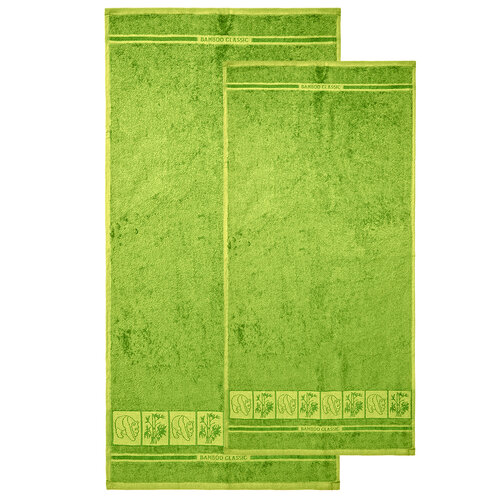 4Home törölköző szett Bamboo Premium zöld, 70 x 140 cm, 50 x 100 cm