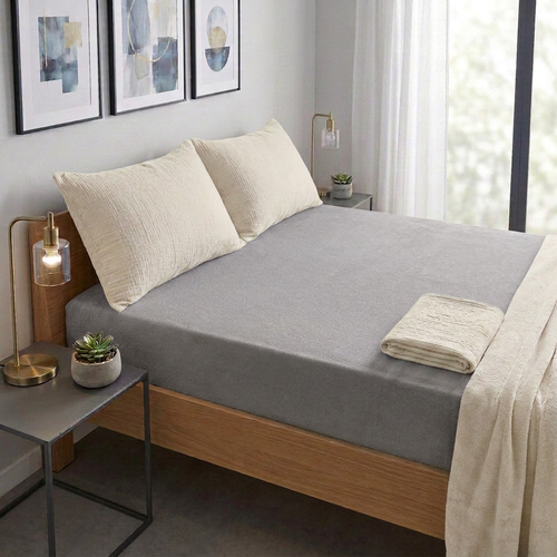 4Home Frotirano rjuho IDEAL v barvi taupe, 90–100 x 200 cm