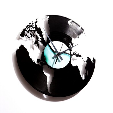 Discoclock 014 world zegar ścienny