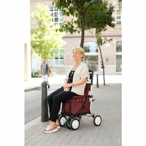 Carlett Senior Assist torba na zakupy na kółkach38 l, turkusowy