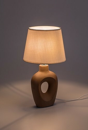 Rabalux 74080 stolní lampa Madelor, hnědá