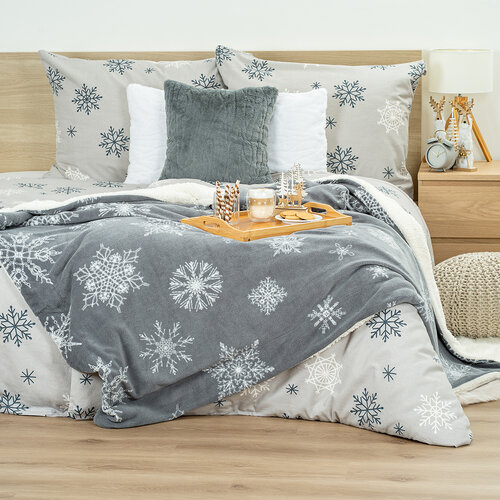4Home Flanelové obliečky Snow Romance, 140 x 220 cm, 70 x 90 cm