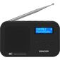 Sencor SRD 7200 B DAB+/FM digitálne rádio, čierna