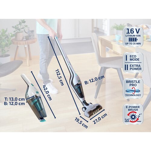 Leifheit Odkurzacz bezprzewodowy Rotaro PowerVac 2w1 (16 V) 11927