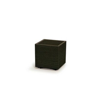 Doniczka MADERA SQUARE ECO WOOD 28,8 cm, ciemnobrązowy