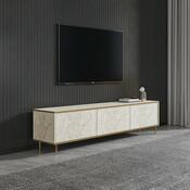 Televízny stolík Imaj Travertine and Gold