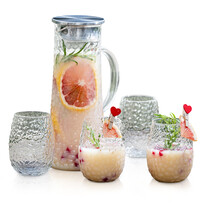 4Home Zestaw Dzbanek i 4 szklanki Raindrop Hot&Cool 4Home Zestaw Dzbanek i 4 szklanki Raindrop Hot&Cool