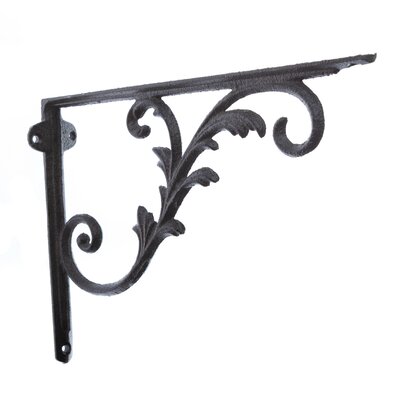 Gusseisenhalter für Mensola Regal, Schwarz, 20 x 27 cm