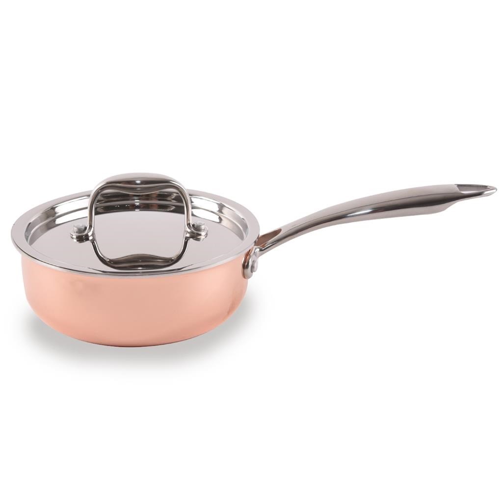 Orion Medená rajnica s pokrievkou Morreti Grande, 16 cm