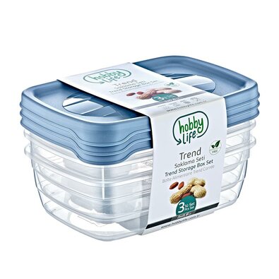 Orion 3-delni set posod, 0,6 l