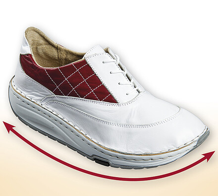 Orto Plus Dámská obuv s aktivní podrážkou vel. 36 bílo červené