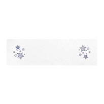 Vánoční běhoun Blue stars, 40 x 140 cm