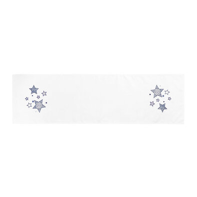 Božični tekaški preproga Blue stars, 40 x 140 cm
