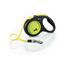 Flexi öntekercselő póráz New Neon M, 5 m, 25 kg,sárga