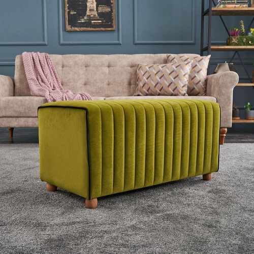 Stołek Mabel Pouf Zielony