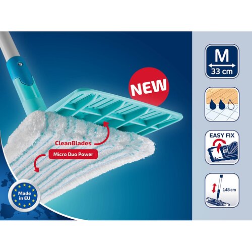 Leifheit Set PowerClean M + náhrada micro duo ZDARMA 55515
