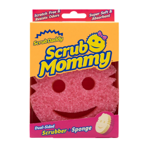 Scrub Daddy Houbička Scrub Mommy Pink Single, růžová