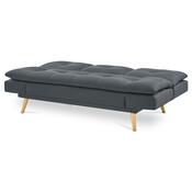 Canapea cu trei locuri ASB-4720 GREY2, gri închis
