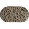Rutschfeste Badematte mit Magneten braun, 70 x 39 cm
