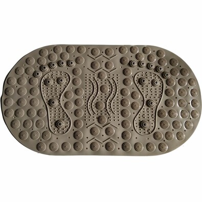 Rutschfeste Badematte mit Magneten braun, 70 x 39 cm